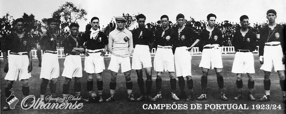 A equipa do Olhanense campeã de Portugal em 1924